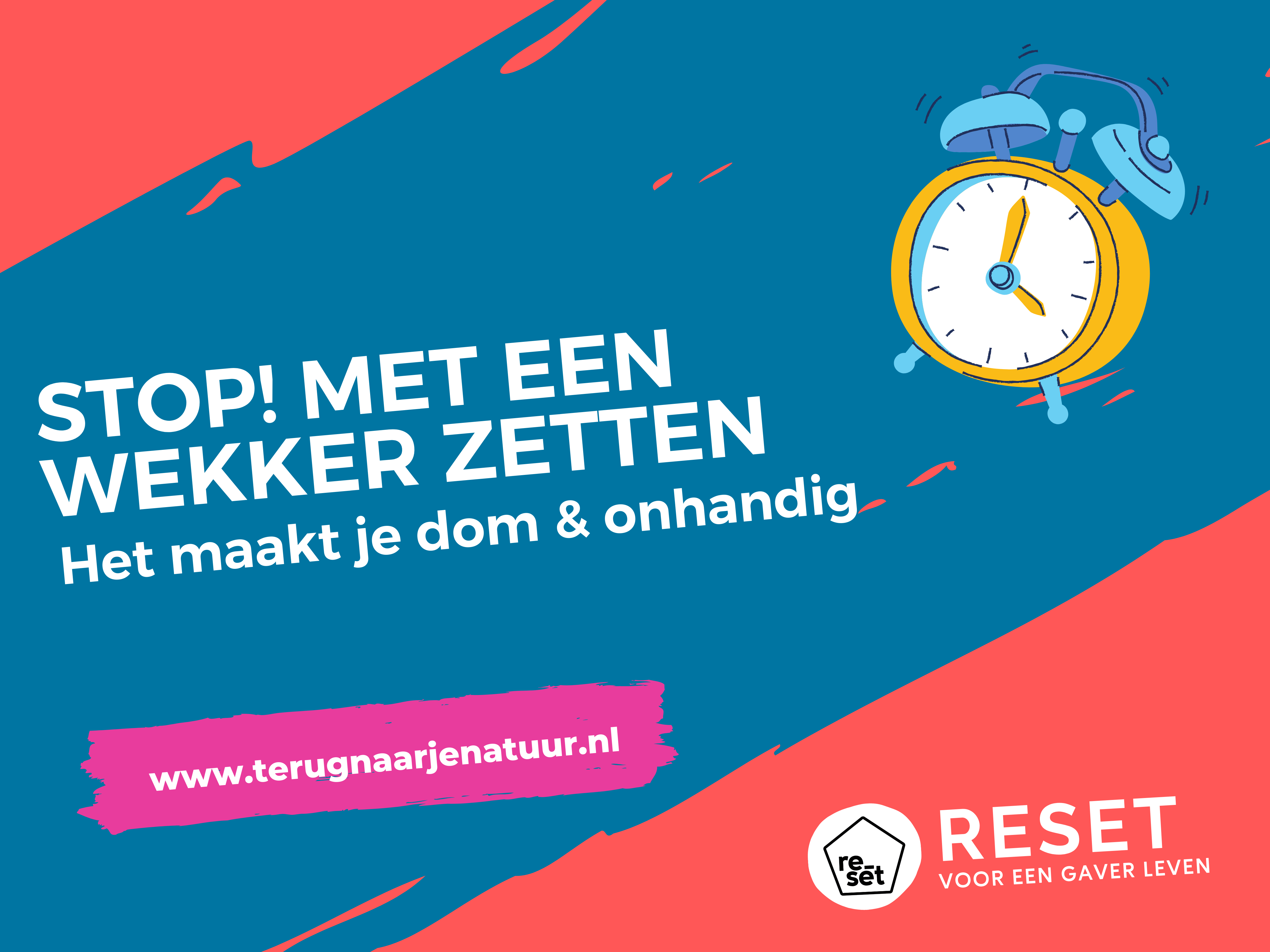 Dit is waarom je beter geen wekker kunt zetten